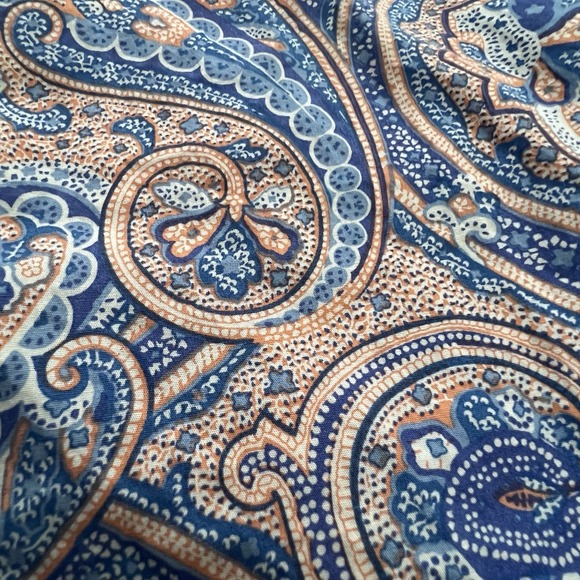 Tallia Flip Cuff L Mens Button Up Shirt  Pink Paisley Cotton All Over Print Prep - Picture 4 of 10